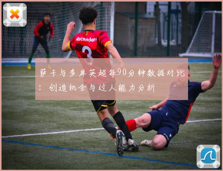 萨卡与多库英超每90分钟数据对比：创造机会与过人能力分析